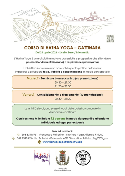 A Gattinara un percorso di benessere, consapevolezza e armonia con lo Yoga